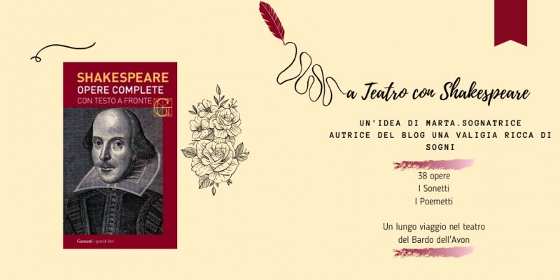 Image:  Io parlo di sogni: #aTeatroconShakespeare - Il mio nuovo progetto di lettura.