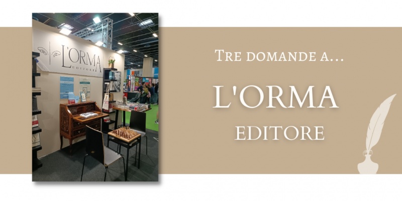 Image: Tre domande a... L'Orma Editore