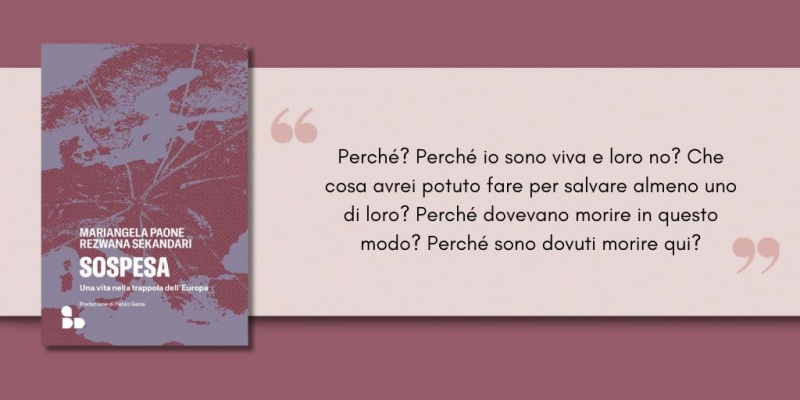 Image: Sospesa. Una vita nella trappola dell’Europa, di Mariangela Paone e Rezwana Sekandari